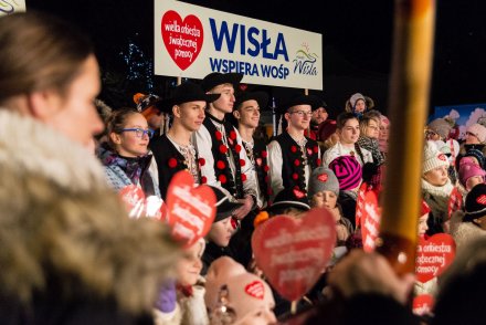Wejście na żywo do telewizji z wiślańskiego rynku